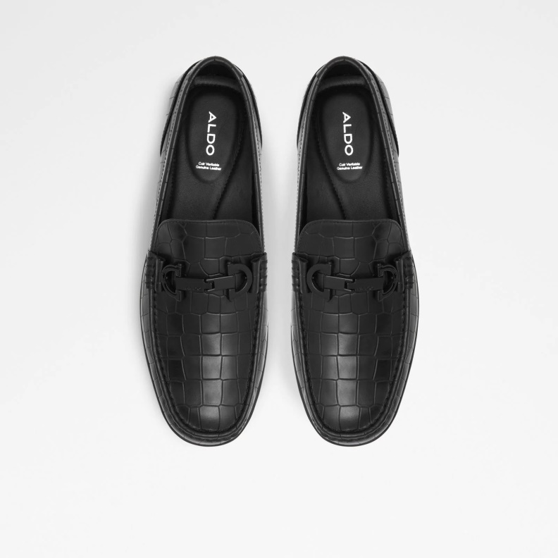 Black Fashion Aldo Orlovoflex Loafers Slip On