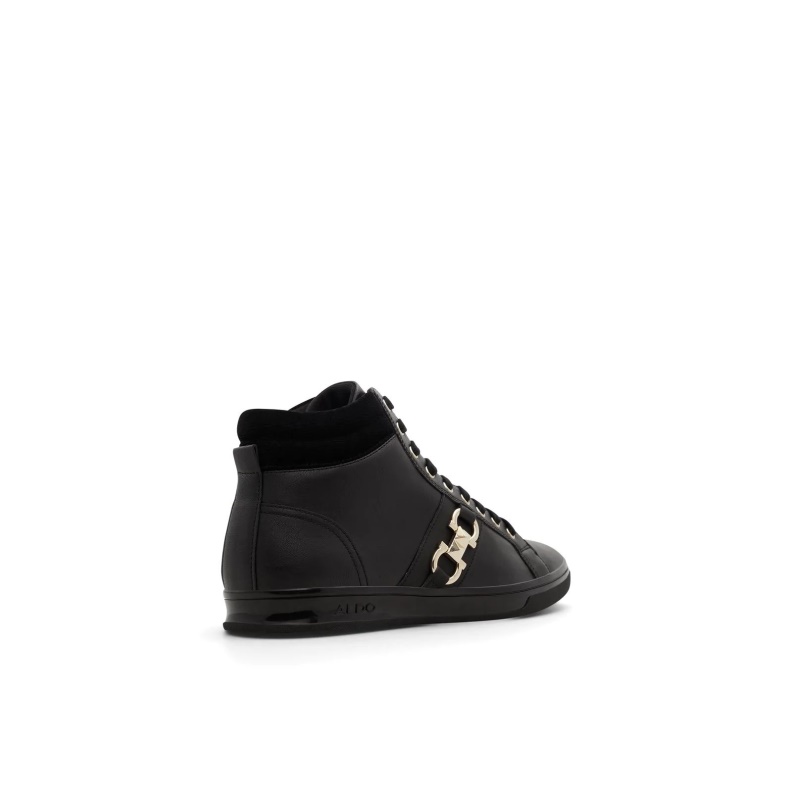 Black Pelo Sneakers Lace Ups Fashion Aldo