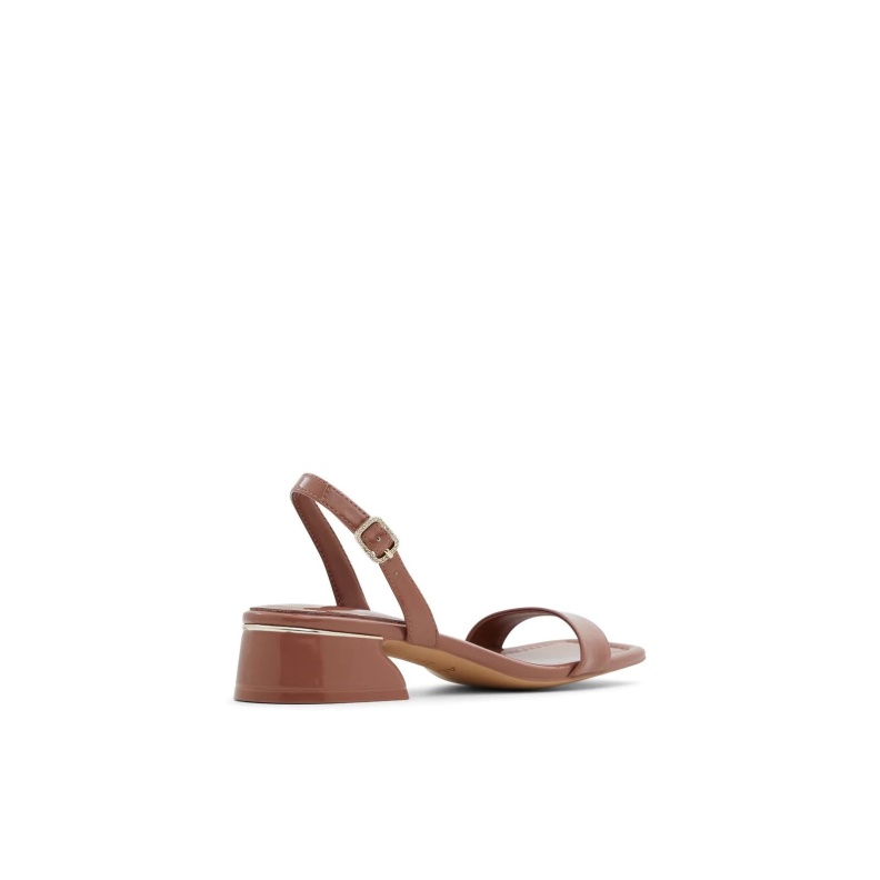 Brown Fashion Aldo Halenia Flat Sandals