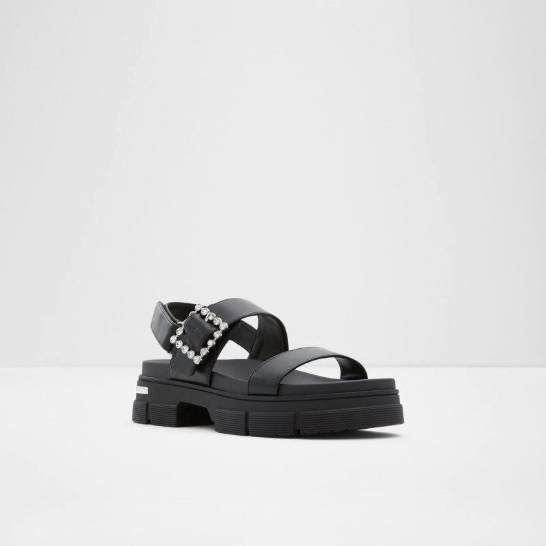 Corinne Flat Sandals Aldo Fashion Black