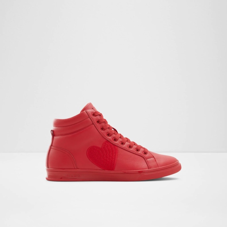 Cupido High Top Sneakers Lace Up Fashion Aldo Red