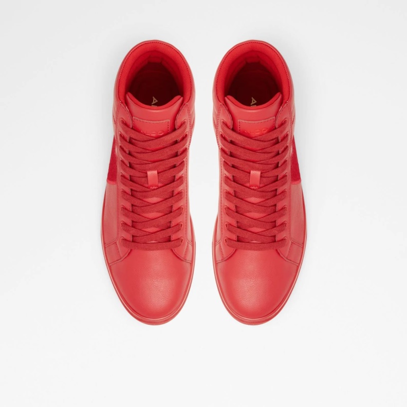 Cupido High Top Sneakers Lace Up Fashion Aldo Red