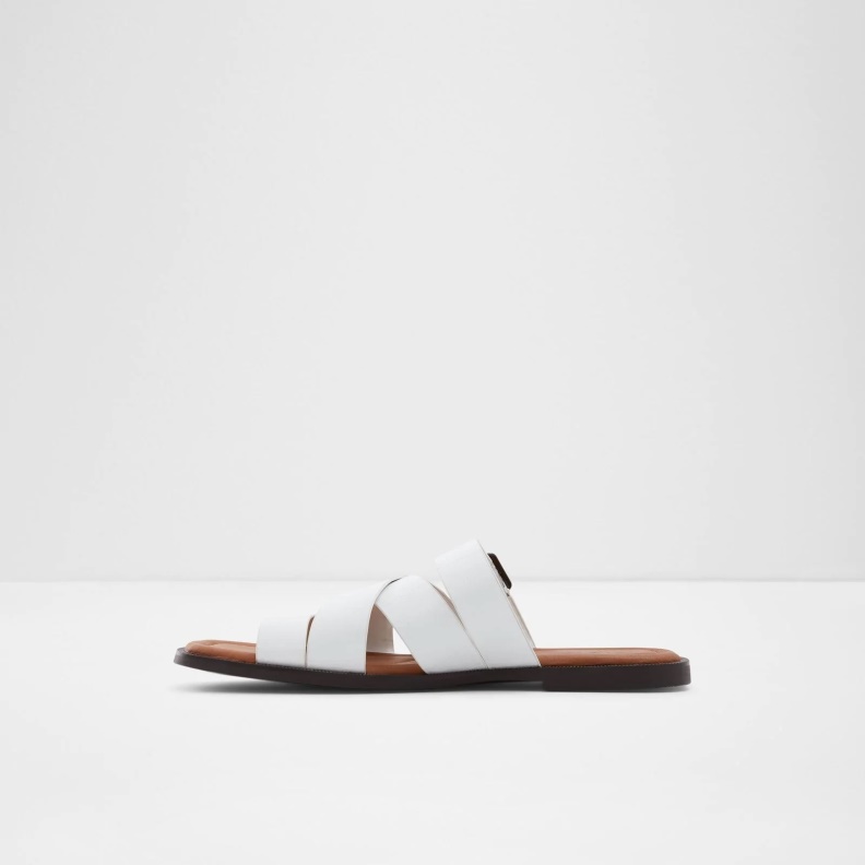 Dampel Flat Sandals Fashion White Aldo