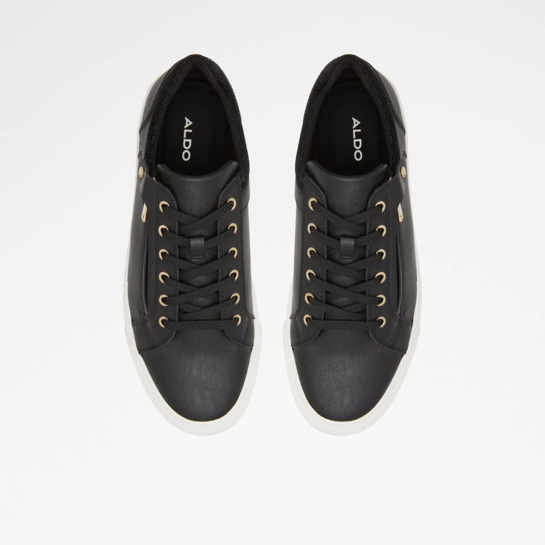 Emric Low Top Sneakers Lace Up Fashion Black Aldo