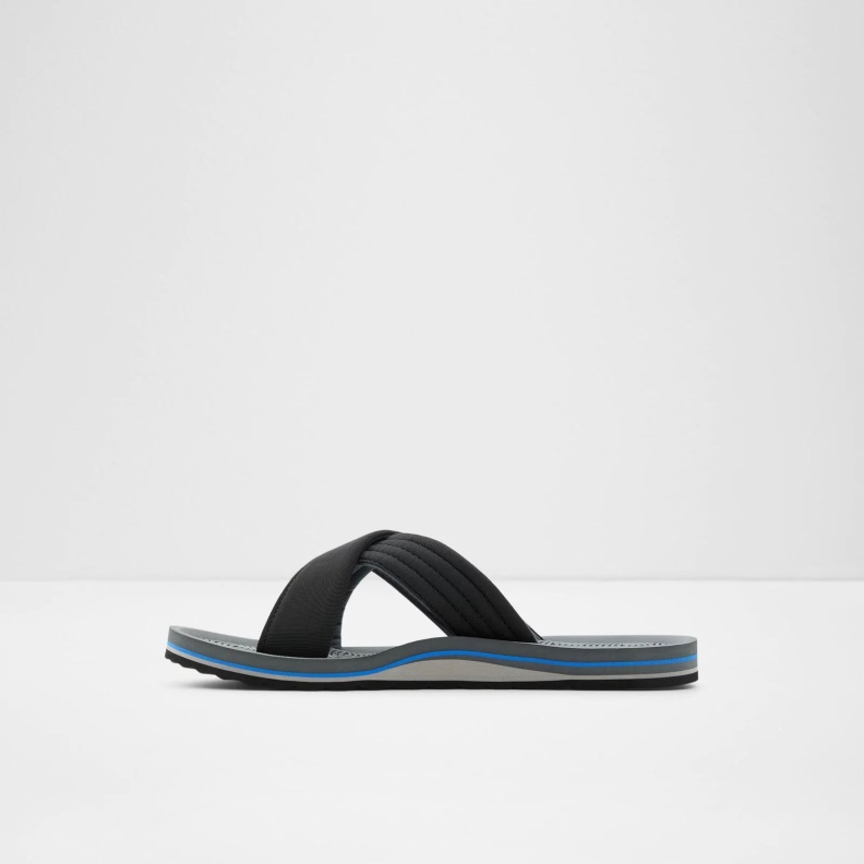 Fashion Aldo Black Inderpaul Flat Sandals