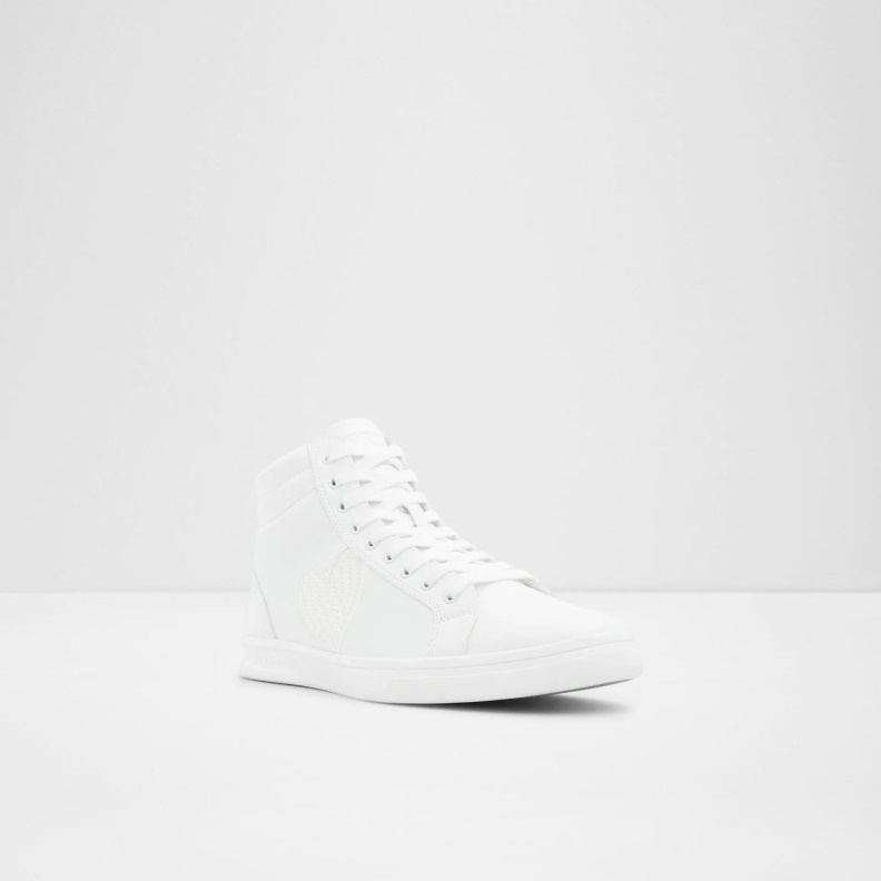Fashion Aldo Cupido High Top Sneakers Lace Up White