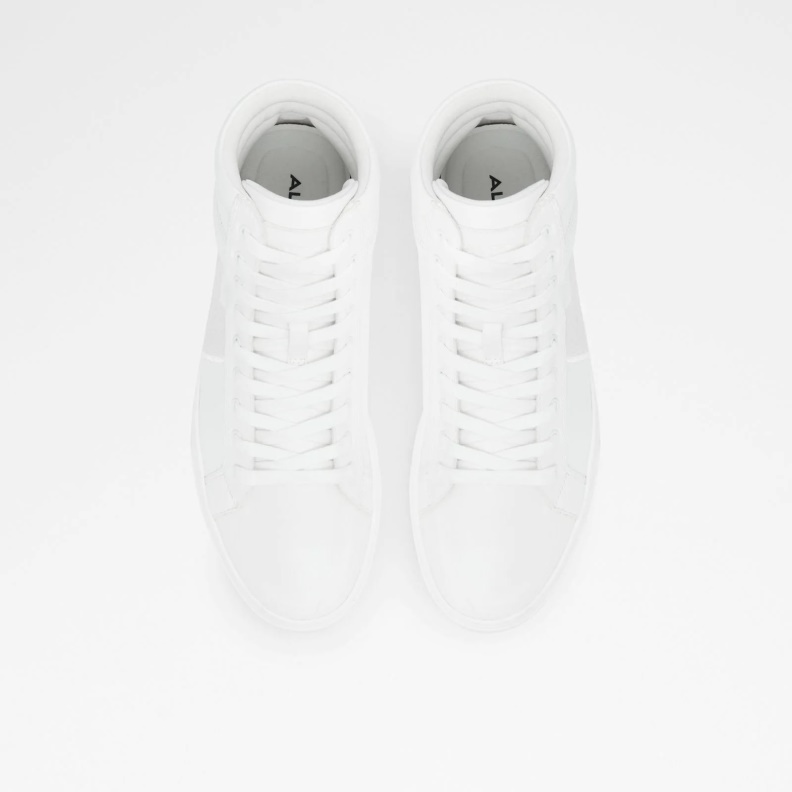Fashion Aldo Cupido High Top Sneakers Lace Up White
