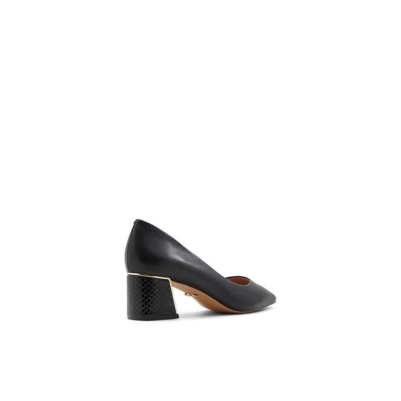 Fashion Aldo Elamaever Heeled Shoe Block Heel Black