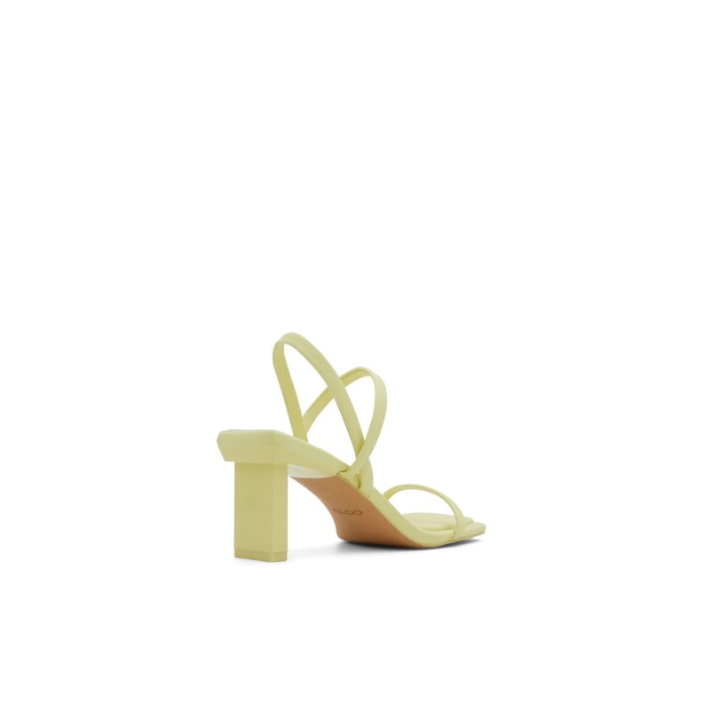 Fashion Aldo Lokurr Heeled Sandals Ankle Strap Yellow