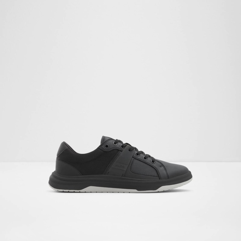 Fashion Aldo Makau Low Top Sneakers Lace Up Black