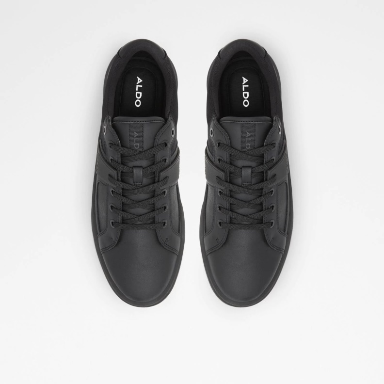 Fashion Aldo Makau Low Top Sneakers Lace Up Black