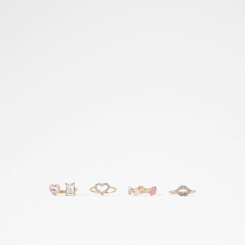 Fashion Aldo Pink Labenna Rings