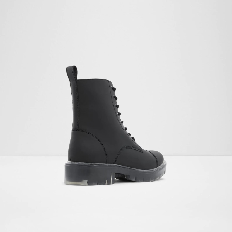 Fashion Aldo Reily Ankle Boots Lace Up Black