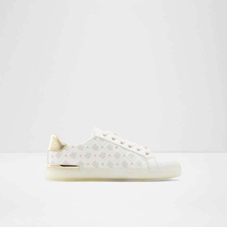 Fashion Aldo Rosesneaker Low Top Sneakers Lace Up White