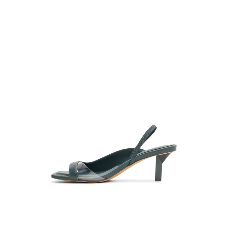 Fashion Aldo Valencia Heeled Sandals Ankle Strap Blue
