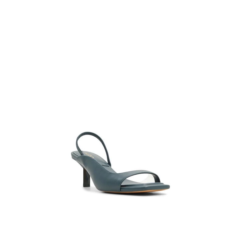 Fashion Aldo Valencia Heeled Sandals Ankle Strap Blue
