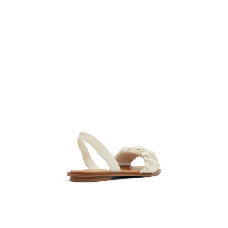 Fashion Aldo White Brelden Flat Sandals