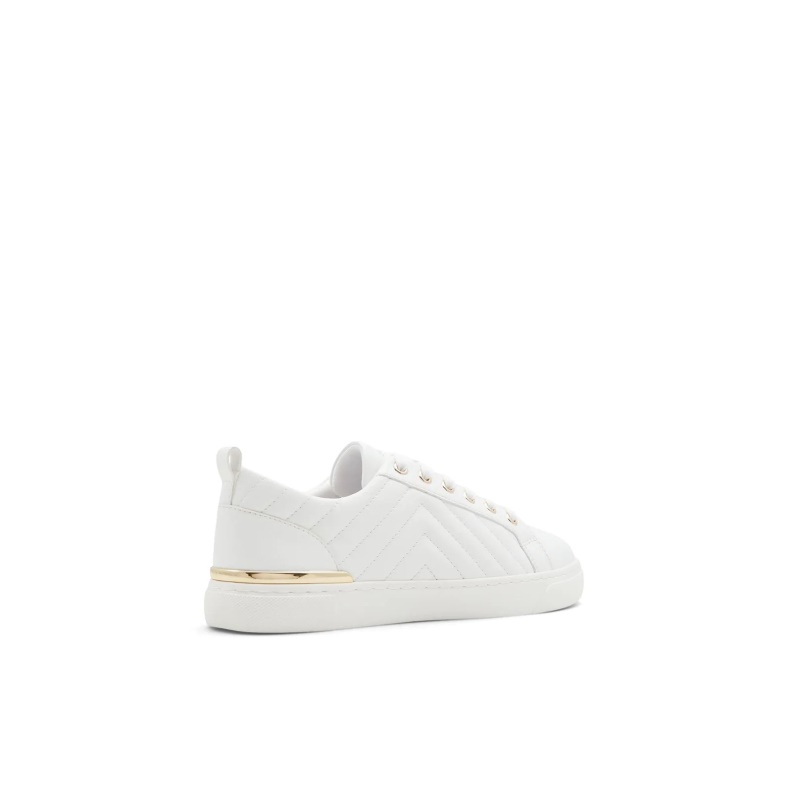 Fashion Aldo White Dilathielle Low Top Sneakers Lace Up