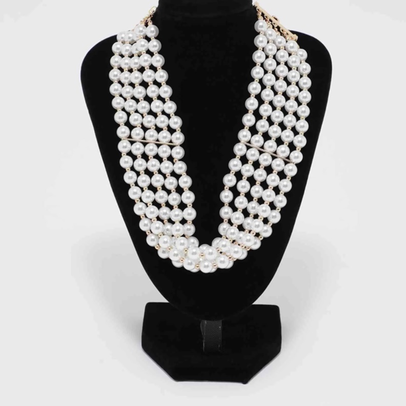 Fashion Aldo White Seveimas Necklaces