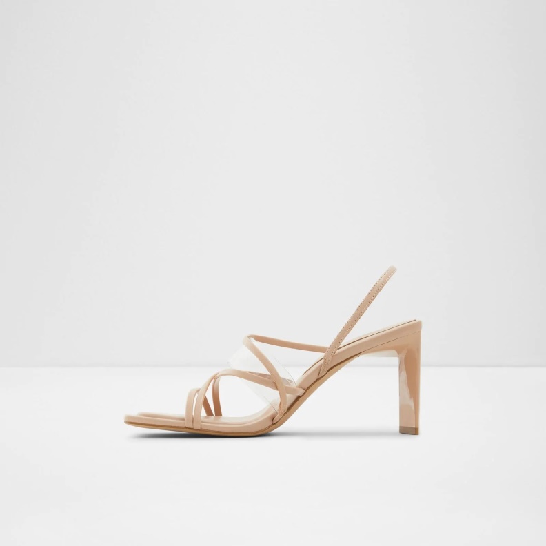 Fashion Beige Jennifer Heeled Sandals Mid Heels Aldo