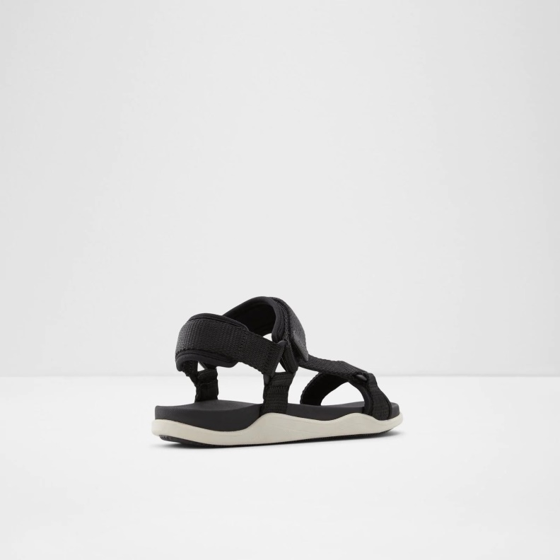 Fashion Black Aldo Myrtle Flat Sandals