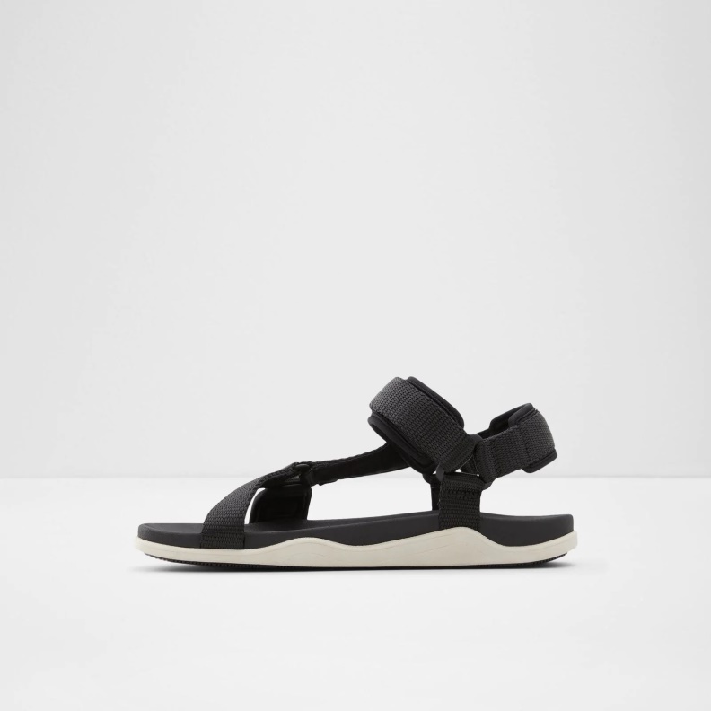 Fashion Black Aldo Myrtle Flat Sandals