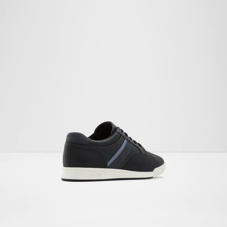 Fashion Black Aldo Tiaven Low Top Sneakers Lace Up