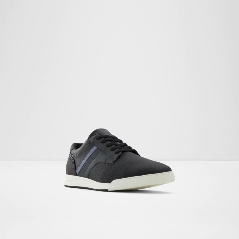 Fashion Black Aldo Tiaven Low Top Sneakers Lace Up