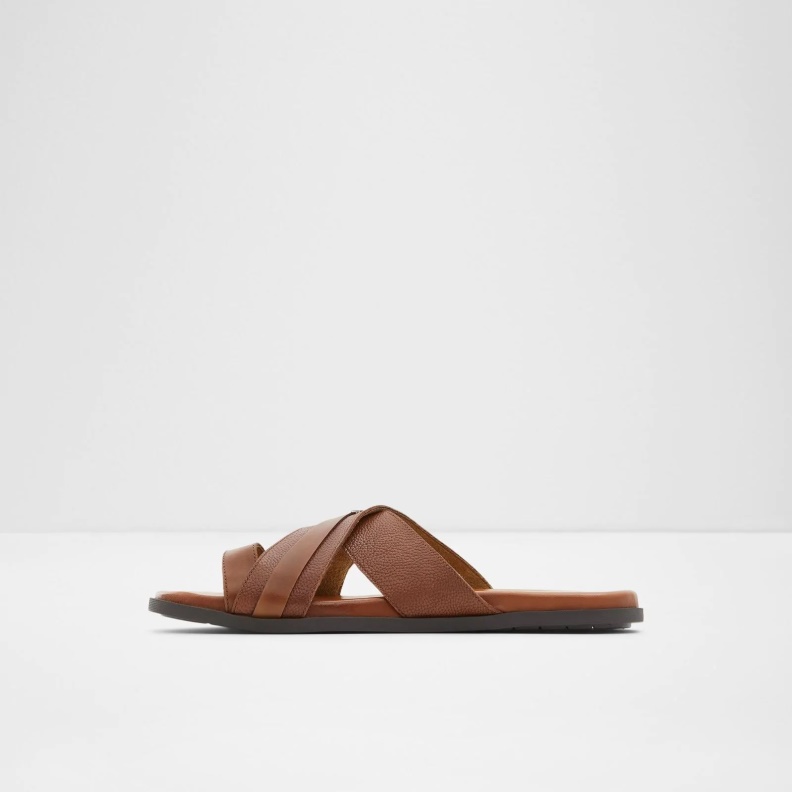 Fashion Brown Ellerwood Flat Sandals Aldo