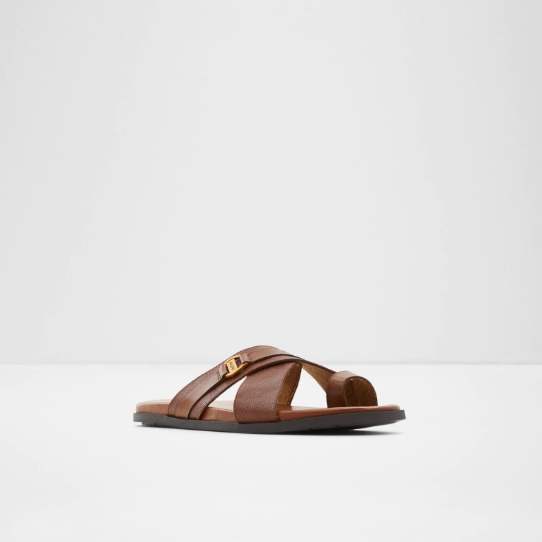 Fashion Brown Ellerwood Flat Sandals Aldo
