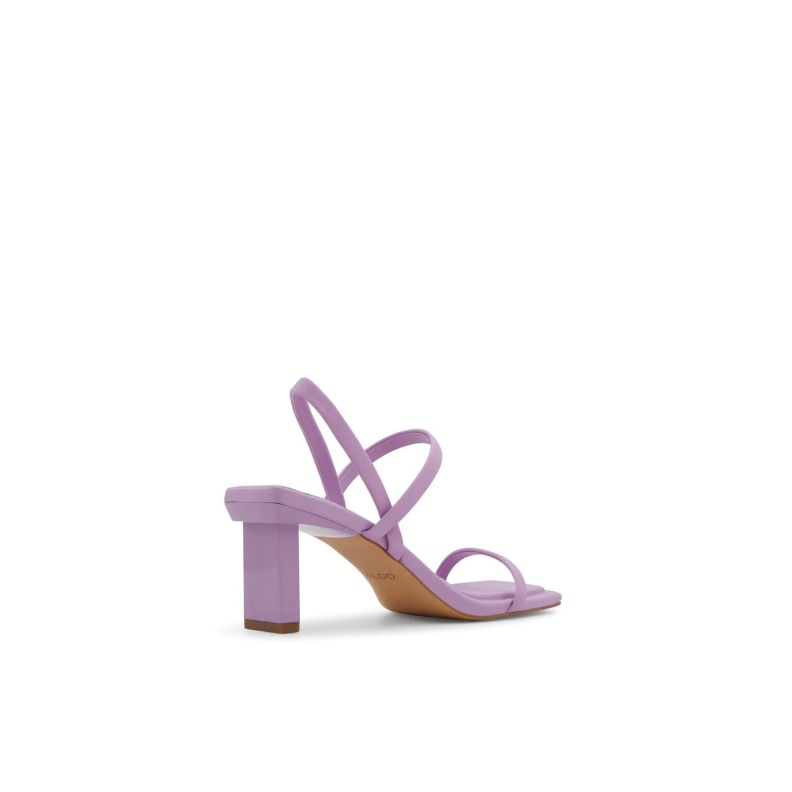 Fashion Purple Lokurr Heeled Sandals Ankle Strap Aldo