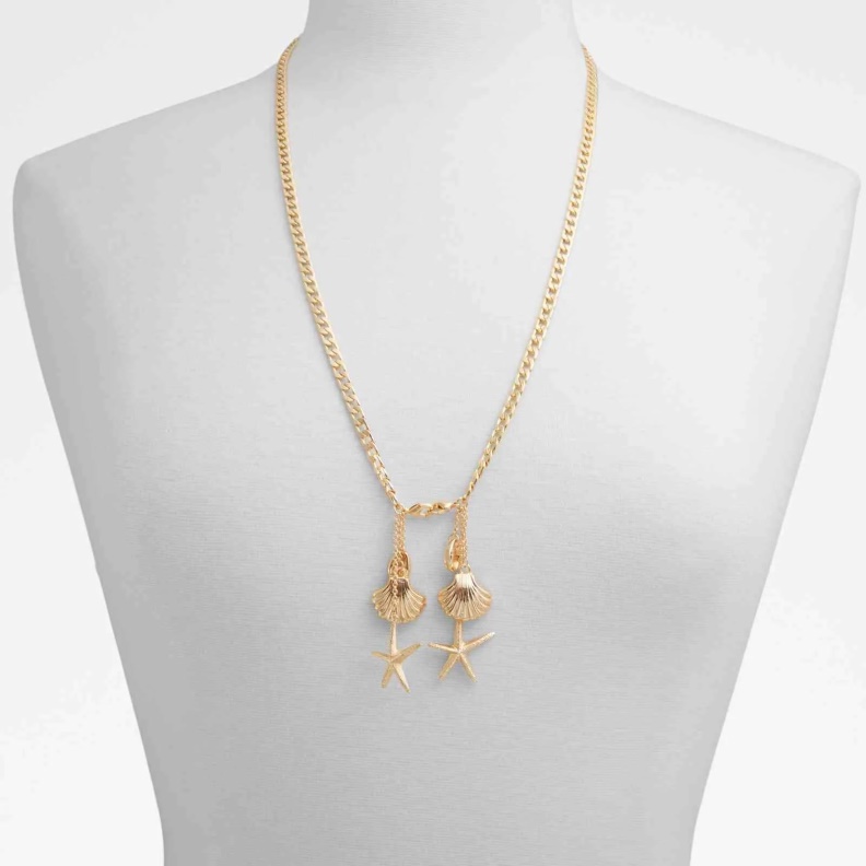 Gold Fashion Aldo Fysien Necklaces