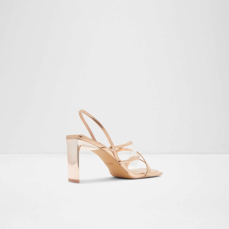 Jennifer Heeled Sandals Slip Ons Aldo Fashion Pink
