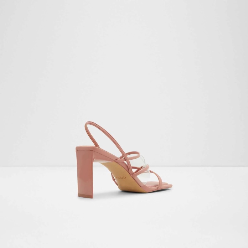 Jennifer Heeled Sandals Slip Ons Fashion Aldo Pink