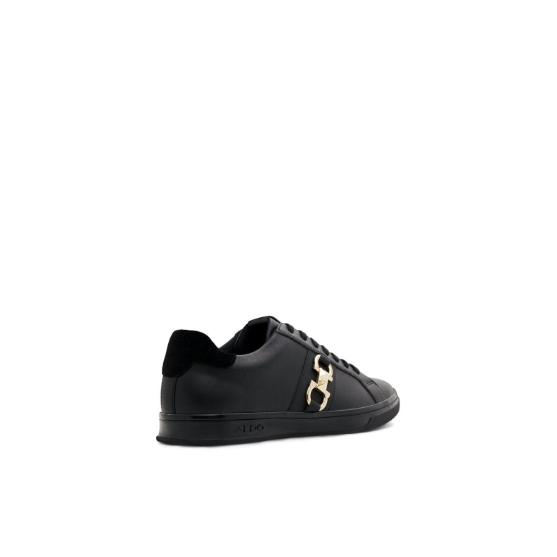 Pele Low Top Sneakers Lace Up Black Aldo Fashion