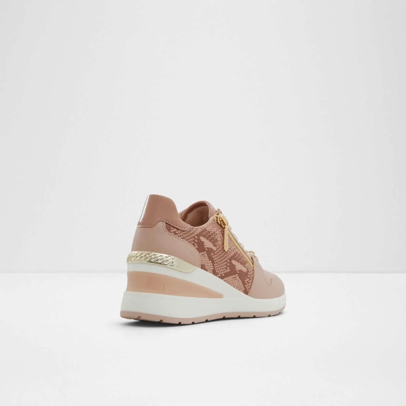 Pink Fashion Aldo Adwiwiax Sneakers Wedge Heels
