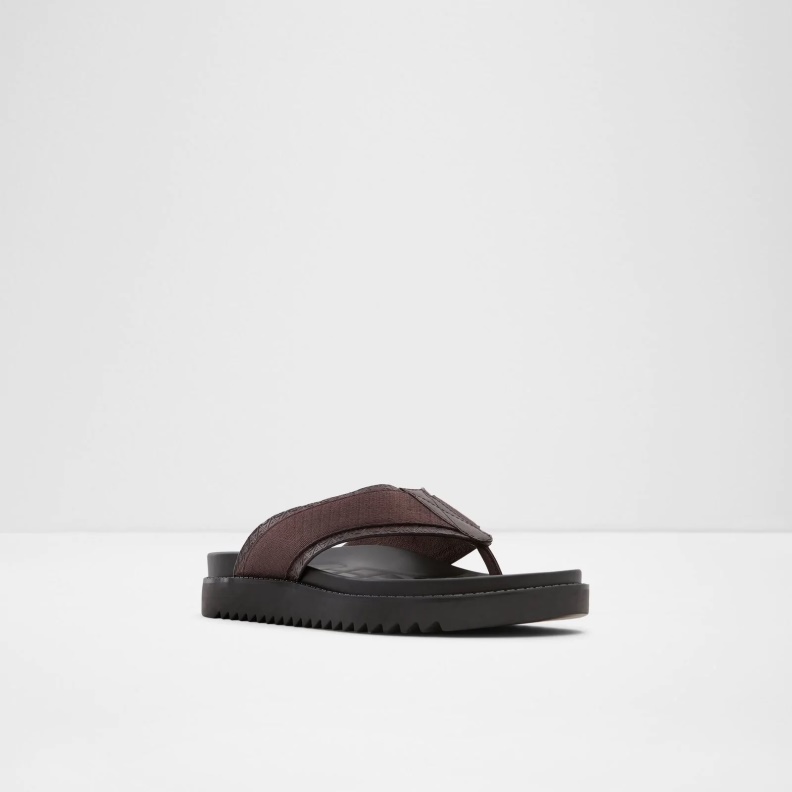 Rondo Flat Sandals Aldo Fashion Brown