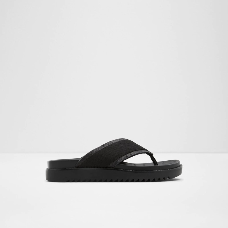 Rondo Flat Sandals Black Aldo Fashion
