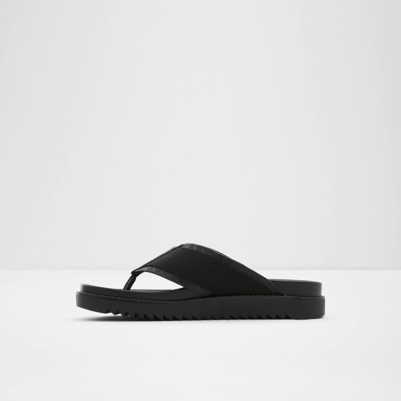 Rondo Flat Sandals Black Aldo Fashion