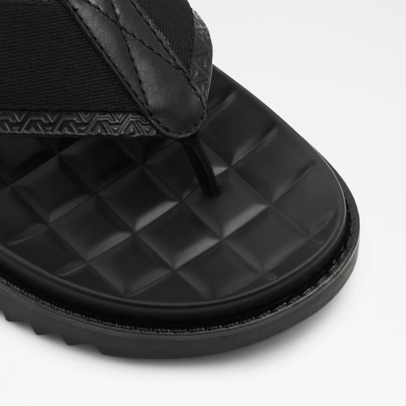Rondo Flat Sandals Black Aldo Fashion