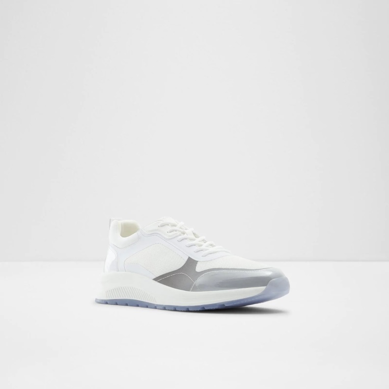 White Fashion Aldo Mellowa Low Top Sneakers Lace Up