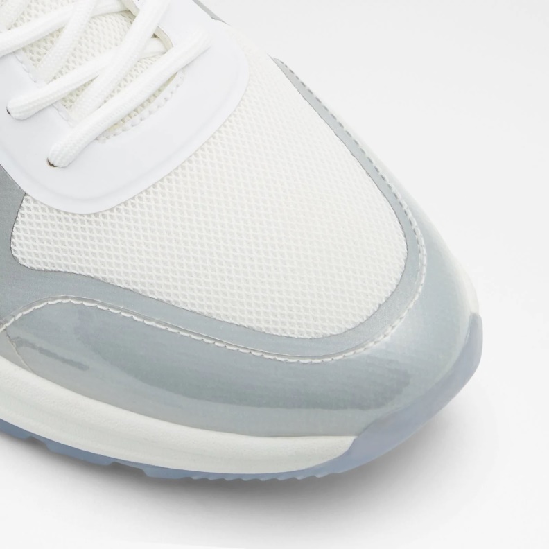 White Fashion Aldo Mellowa Low Top Sneakers Lace Up