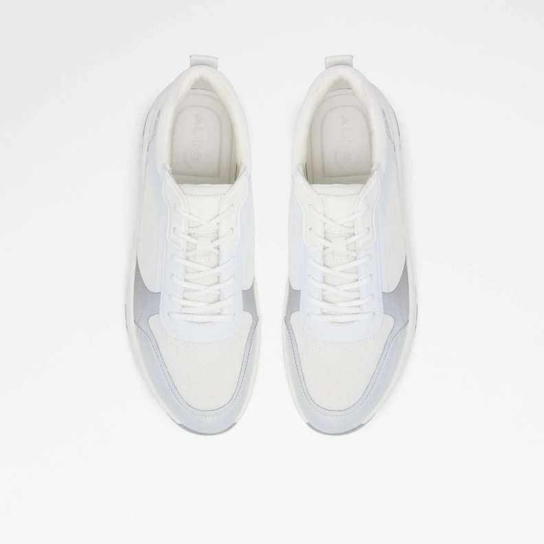 White Fashion Aldo Mellowa Low Top Sneakers Lace Up