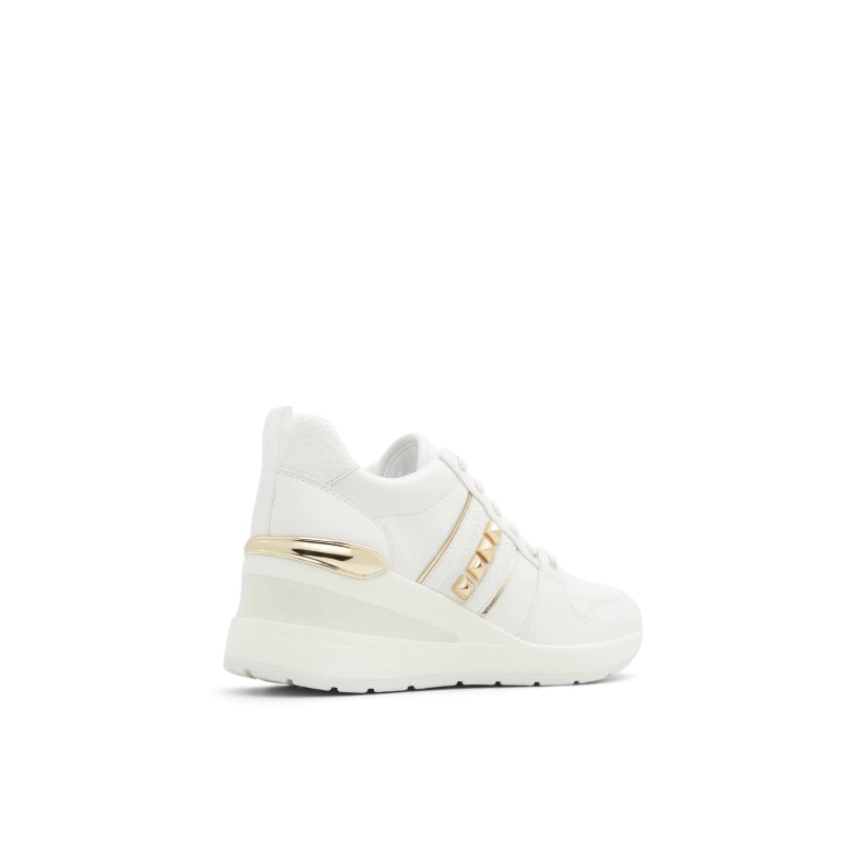 White Larose Sneakers Wedge Heels Aldo Fashion