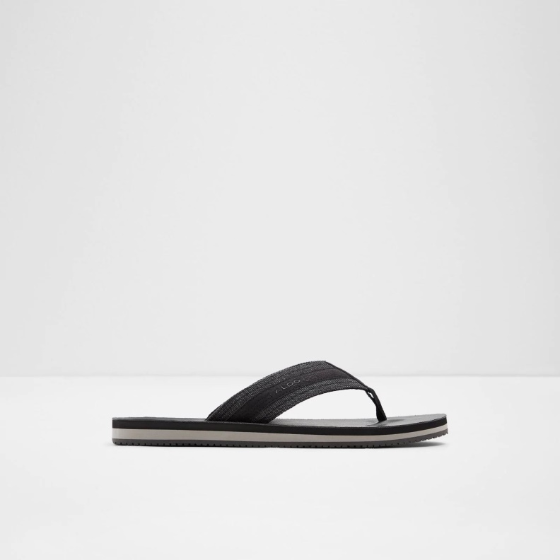 Fashion Black Aldo Dubost Flip Flops