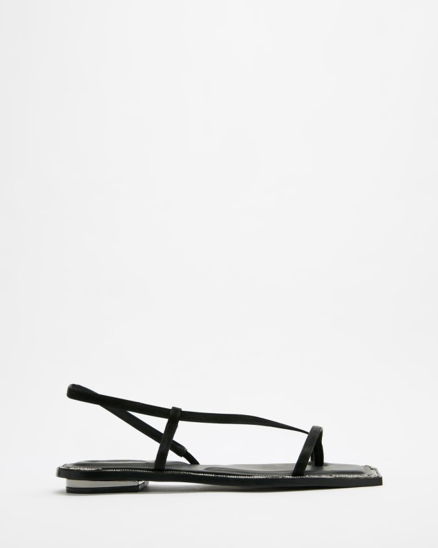 Fashion Black Aldo Amalle Ankle Strap Sandals