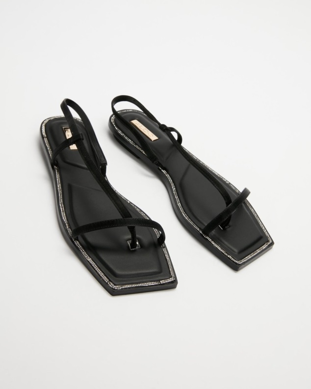 Fashion Black Aldo Amalle Ankle Strap Sandals