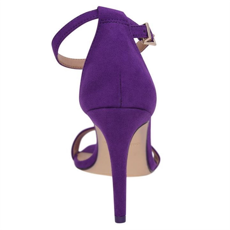 Aldo Ahlberg Heeled Sandals Ladies Fashion Purple Aldo