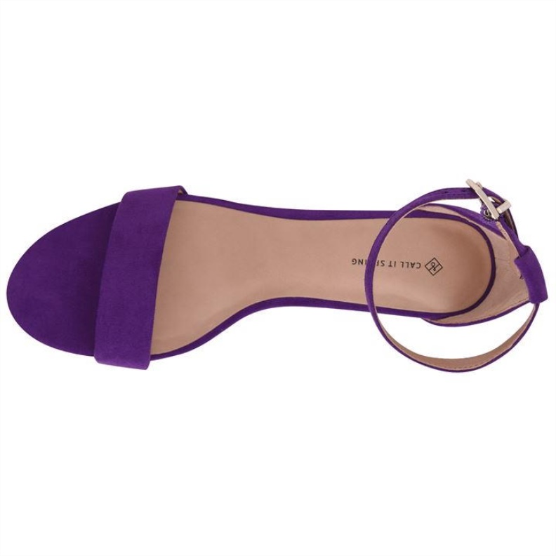 Aldo Ahlberg Heeled Sandals Ladies Fashion Purple Aldo