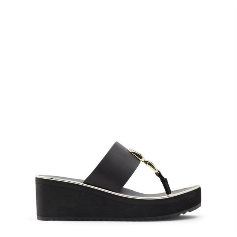 Aldo Aldo Toea T-Bar Sandals Black Fashion
